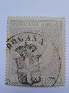 Włochy - opłata stemplowa 1 Lir - revenue 1870