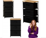 REGAŁ SZAFKA Z TRZEMA SZUFLADAMI DO ŁAZIENKI POKOJU SYPIALNI ORGANIZER