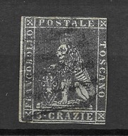 Wlochy-TUSCANY-1851-1857. S6-1CR. kat:300euro