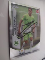 Karta topps chrome Bundesliga Wolfsburg Jakub Kamiński 2024