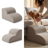 SCHODKI DLA PSA DO WCHODZENIA PODEST 2 STOPNIE 30 CM