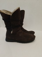 BOTKI VAGABOND KOZAKI SZNUROWANE ROZ.38/2425 CM SKÓRZANE OCIEPLANE