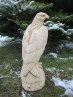 Figura do ogrodu betonowa orzeł siedzący na skale