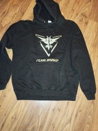 Bluza męska z kapturem czarna XL