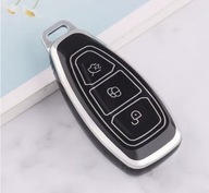 Czarno-srebrne etui na kluczyk FORD – Fiesta Focus Mondeo Kuga Focus Fusion