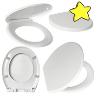 DESKA WC WOLNOOPADAJĄCA WYPINANA DUROPLAST KOŁO ROCA CERSANIT MOCNA TWARDY