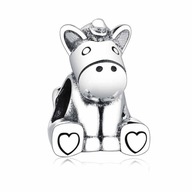 Charms Zawieszka Srebro JEDNOROŻEC na bransoletki kompatybilna