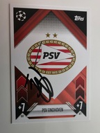 Karta topps matach autograf PSV Eindhoven Europa League Peter Bosz Trener