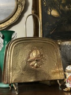 MOSIĄDZ MIEDZ BRĄZ GAZETNIK STOJAK VINTAGE