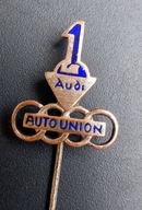 ORYGINALNA PRZEDWOJENNA ODZNAKA/WPINKA AUDI AUTO-UNION EMALIA