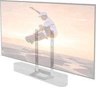 Uchwyt na soundbar pod telewizor SOUNDBASS BEAM BIAŁY
