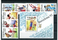 A50504) Olimpiada 92: Vietnam 2415 - 2421** + Bl 96**