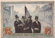 NOTGELD : NIEMCY 75 pfg - 1921