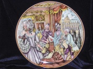 Dekoracyjny talerz kolekcjonerski, patera, limitowany obraz porcelanowy