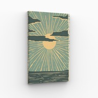 Obraz na płótnie 30x40 Zachód Słońca pejzaż natura | Pomysł na Prezent