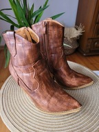 Buty Kozaki Botki Kowbojki 37