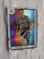 Karta topps match attax autograf Benjamin Sesko RB Salzburg Stadium Chrome