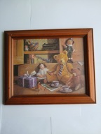 STARA ZABAWKA ZABAWKI PRL OBRAZEK ? ZDJĘCIE ? LALKA MIŚ LOKOMOTYKA