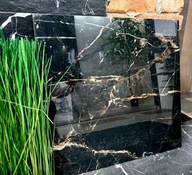 CZARNE płytki polerowane 60x60 ZŁOTA ŻYŁKA Wysoki Połysk WYPRZEDAŻ!!!