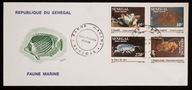 Senegal 1989 - Mi-Nr. 1041-1044 MORSKA FAUNA - FDC