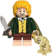 KLOCKI FIGURKA PIPIN & GOLLUM SMEAGOL LORD OF THE RINGS HOBBIT