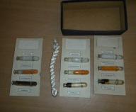 STARA LABORATORYJNA GABLOTKA PRODUKTY PRZETWÓRSTWA CELULOZY