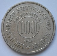 Jordania 100 fils 1949