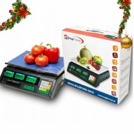 SKLEPOWA WAGA PLATFORMOWA MAGAZYNOWA ELEKTRONICZNA WYŚWIETLACZ LCD 30KG