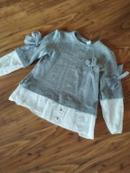 Bluzka dziewczęca Qba kids szara- 152