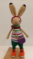 KRÓLIK miś szydełko maskotka zabawka prezent handmade amigurumi ręcznie