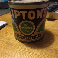 Puszka po herbacie Lipton