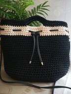 Torebka Koszyk Torba Boho Ręcznie robiona
