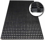 WYCIERACZKA GUMOWA WEJŚCIOWA GRUBA MOCNA MATA AŻUROWA DO BUTÓW 40X80 CM