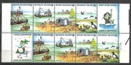 BELGIA - Morze -statki -kutry -sceny plażowe 1988 ** Mi 2325-8 [++++](1553)