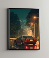 Mazda RX-7 FD3S 3 Plakat/Obraz w Ramce 40x30cm Prezent dla faceta