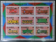Gambia bloczek filatelistyczny (58