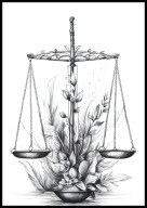 A2 PLAKAT PRAWNICZY DLA PRAWNIKA DO KANCELARII PRAWO WAGA PRAWNICZA