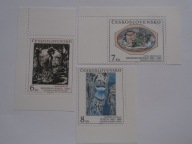 Czechosłowacja - Sztuka - Mi. 3133-35 **