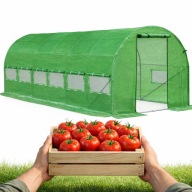 TUNEL FOLIOWY OGRODOWY 6X3M SZKLARNIA OGRODOWA FOLIOWA FOLIAK PAWILON 18m2