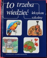 Leksykon szkolny To trzeba wiedzieć  - Praca zbiorowa
