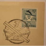 ZAKOPANE 18.1.1957 ROK - 50 LAT NARCIARSTWA POLSKIEGO - ZAKOPANE 1957 ROK