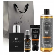 GLANTIER ZESTAW Prezentowy MĘSKI EXCLUSIVE 759 perfumy,olejki,krem Promocja