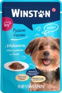 WINSTON Pyszna karma mokra wołowina i warzywa w sosie 100 g