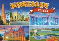KOSZALIN - WIEŻA - TEATR - FONTANNA - POCZTA - PARK WODNY