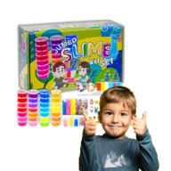SLIME WIELKI ZESTAW DO ROBIENIA GLUTÓW 120W1 IDEALNY PRZENT DLA DZIECI XXL