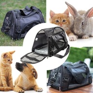 TRANSPORTER DLA KOTA PSA KRÓLIKA ZWIERZĄT TORBA PODRÓŻNA MIĘKKA RAMIĘ MATA