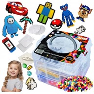 MEGA ZESTAW 8000 KORALIKÓW DO PRASOWANIA XXL KREATYWNY PREZENT dla dziecka