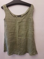 MIU ROZ.L/XL oryginal BLUZKA, LNIANA LEN KHAKI