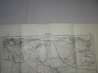 PRZEDWOJENNA MAPA GLEIWITZ GLIWICE