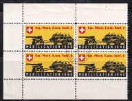 Szwajcaria,1939/1945, znaczki jednostek wojskowych, armia, wojsko WWI SZD1